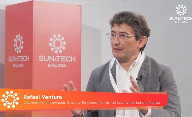 Dos minutos inspiradores en Sun&Tech con Rafael Ventura, vicerrector de Innovación Social y Emprendimiento de la UMA